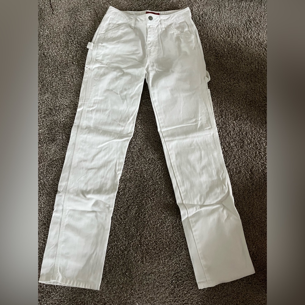 White dicky pants